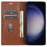 For Samsung Galaxy A56 5G Wallet Case Magnetic Closure PU Leather Phone Cover - Brown - 2