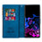 For Samsung Galaxy A36 5G Wallet Case Color Splicing Leather Phone Cover with Stand - Blue - 2