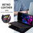 For Samsung Galaxy A56 5G Wallet Case Color Splicing Leather Phone Cover with Stand - Black - 6