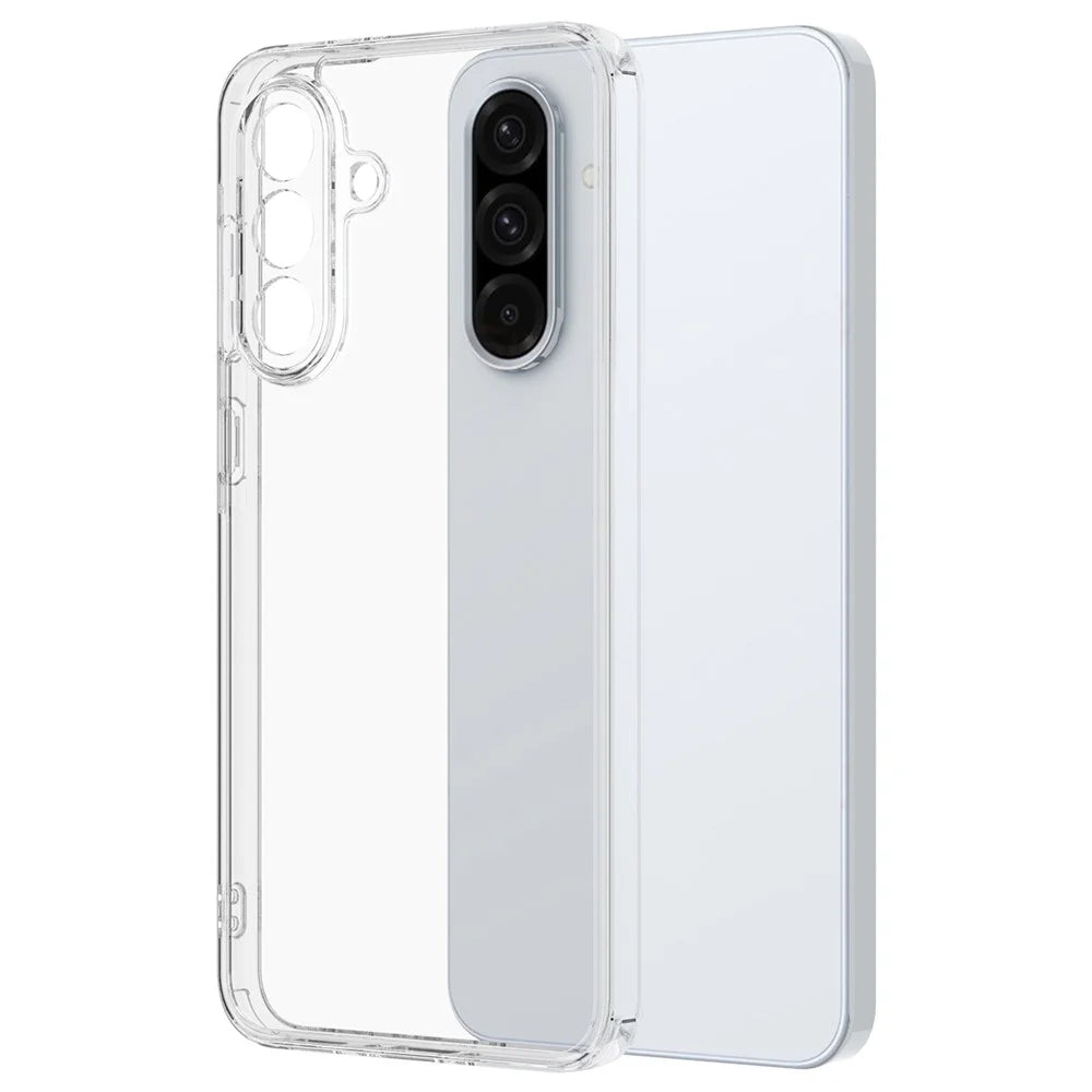 For Samsung Galaxy A26 5G Clear Phone Case TPU+Acrylic Shockproof Phone Back Cover - 1