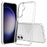 For Samsung Galaxy A56 5G Clear Phone Case TPU+Acrylic Shockproof Phone Back Cover - 1
