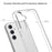 For Samsung Galaxy A56 5G Clear Phone Case TPU+Acrylic Shockproof Phone Back Cover - 2