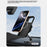 ABEEL For iPhone 16 Pro Case Compatible with MagSafe Carbon Fiber Texture Back Cover - Black - 3