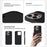 ABEEL For iPhone 16 Pro Max Case Compatible with MagSafe Carbon Fiber Texture Back Cover - Black - 6