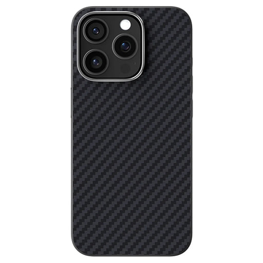 ABEEL For iPhone 14 Pro Max Case Compatible with MagSafe Carbon Fiber Texture Back Cover - Black - 1