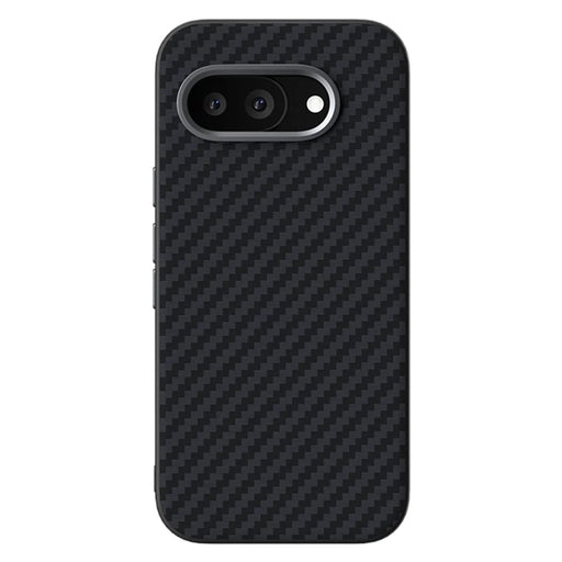 ABEEL For Google Pixel 9a Magnetic Case Carbon Fiber Texture Back Cover - Black - 1