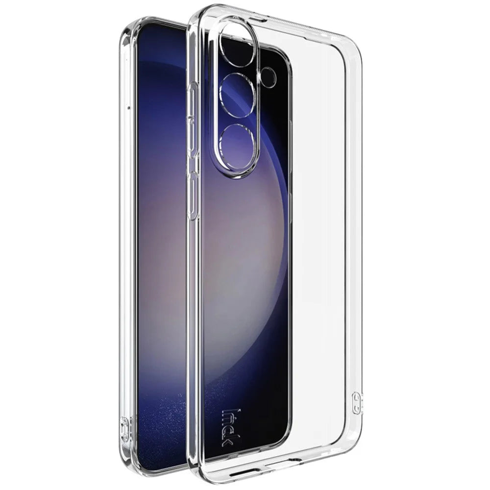 IMAK UX-5 Series Phone Cover for Samsung Galaxy S25+ Clear Case Shockproof TPU Slim Phone Back Cover - 1