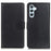 For Samsung Galaxy A26 5G Wallet Case PU Leather Phone Cover Litchi Texture - Black - 1