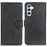 For Samsung Galaxy A26 5G Stand Wallet Case Cowhide Texture Leather Phone Cover - Black - 1