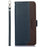 KHAZNEH For Samsung Galaxy A26 5G Case RFID Blocking Wallet Litchi Texture PU Leather Phone Cover - Blue - 6