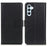 For Samsung Galaxy A26 5G Case Card Slots PU Leather Flip Stand Phone Cover - Black - 1