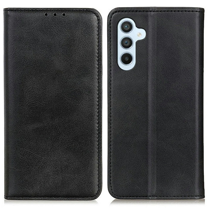 For Samsung Galaxy A56 5G Case Split Leather Flip Wallet Phone Cover - Black - 1