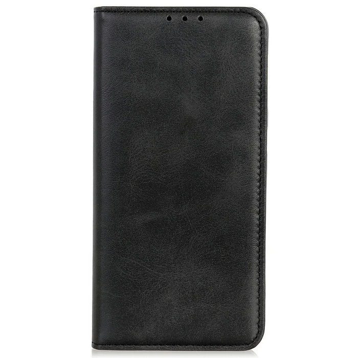 For Samsung Galaxy A56 5G Case Split Leather Flip Wallet Phone Cover - Black - 7