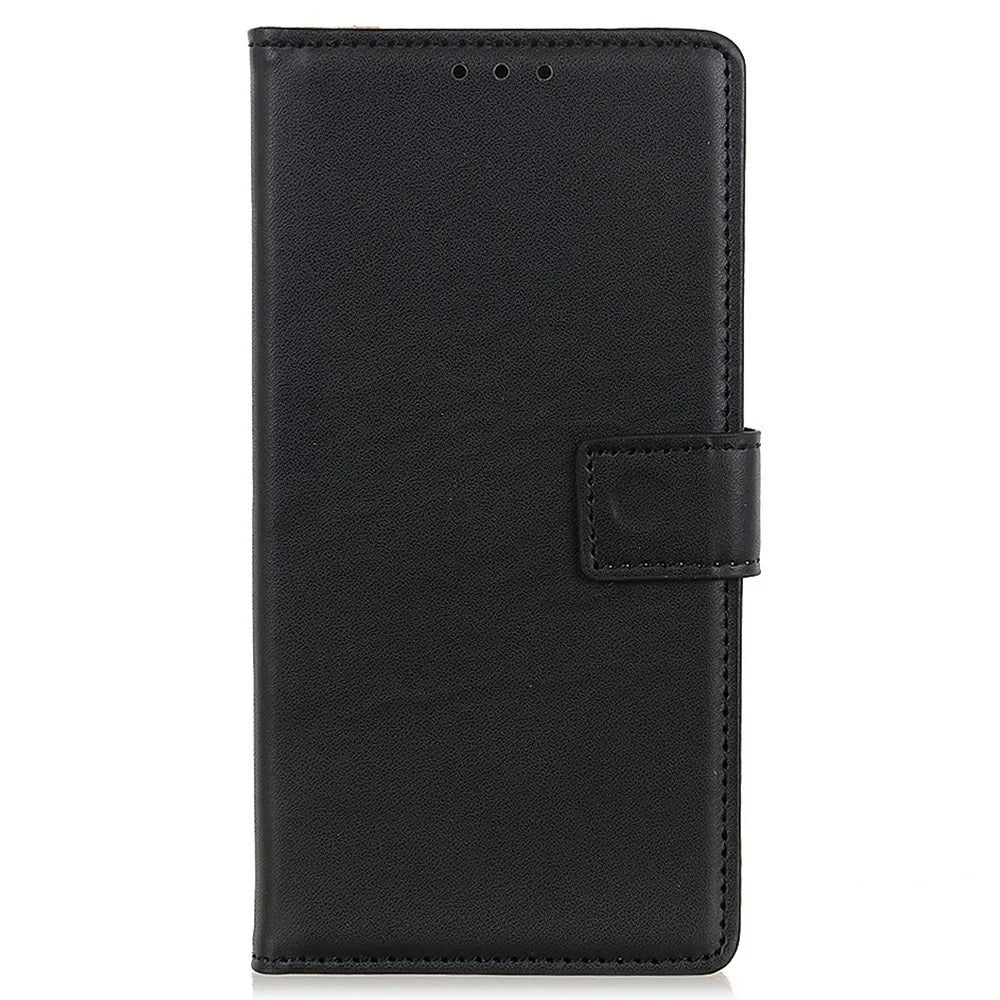 For Samsung Galaxy A56 5G Case Card Slots PU Leather Flip Stand Phone Cover - Black - 6
