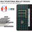 For Samsung Galaxy S25 Ultra Leather Case Litchi Texture RFID Blocking Wallet Stand Phone Cover - Black - 5