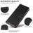 For Google Pixel 7 Pro 5G Leather Case Litchi Texture RFID Blocking Wallet Stand Phone Cover - Black - 7