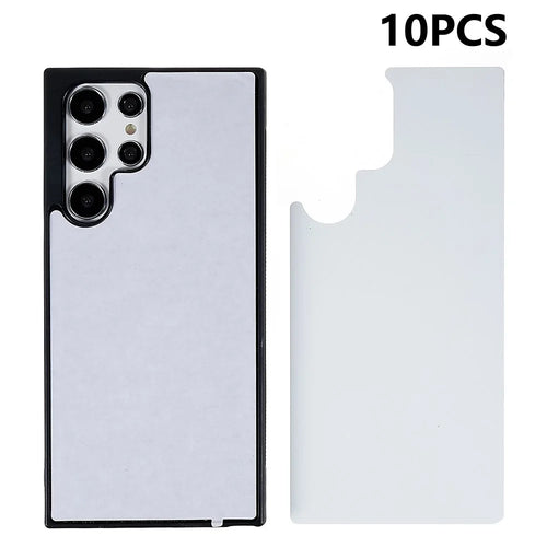 10Pcs / Pack For Samsung Galaxy S23 Ultra Case PC+TPU Phone Cover Support Heat Transfer Printing - 1