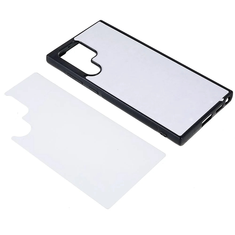 10Pcs / Pack For Samsung Galaxy S23 Ultra Case PC+TPU Phone Cover Support Heat Transfer Printing - 3