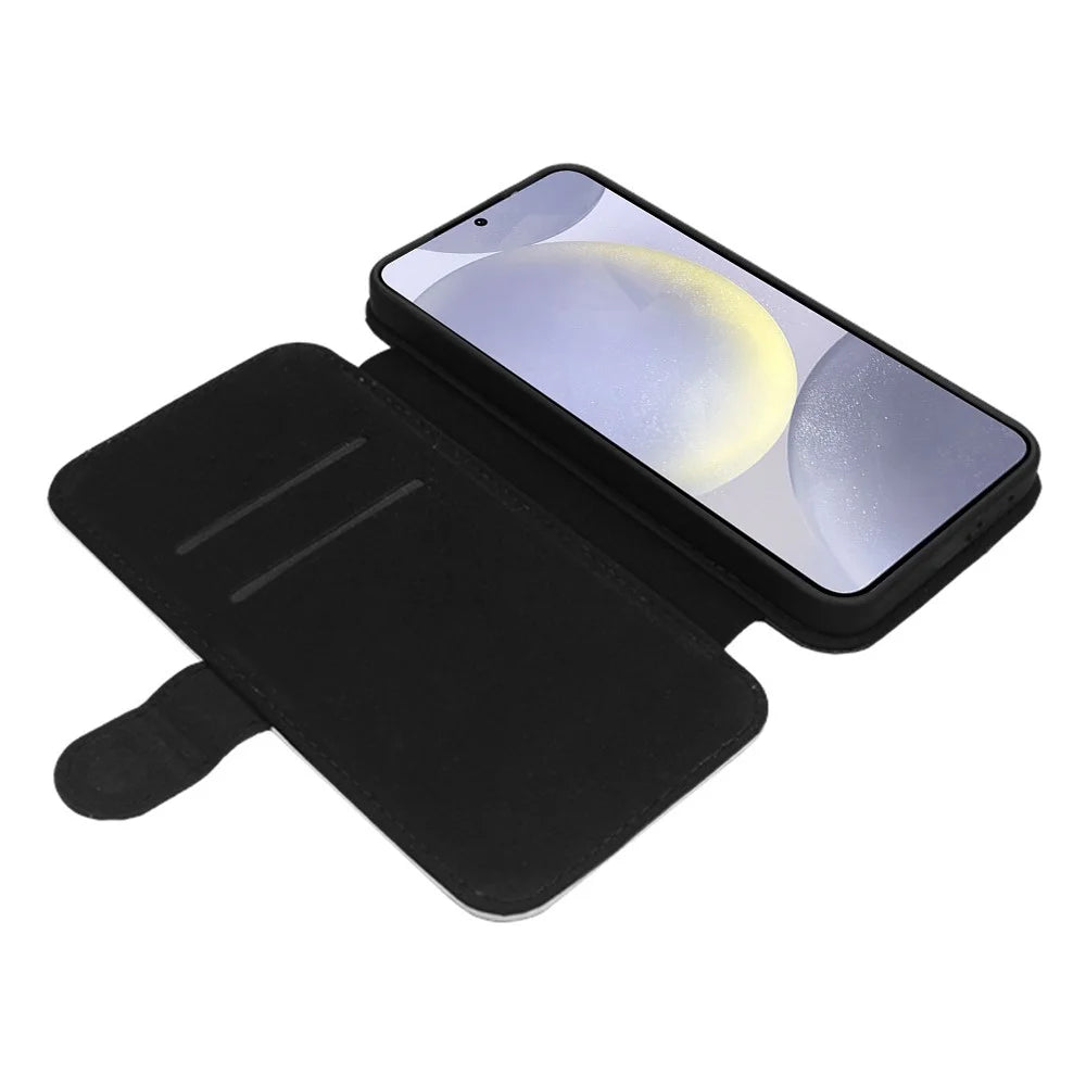 For Samsung Galaxy S24 FE Case PU Leather Sublimation Blank Smart Phone Cover with Card Holder - 2