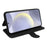 For Samsung Galaxy S25 Case PU Leather Sublimation Blank Smart Phone Cover with Card Holder - 3