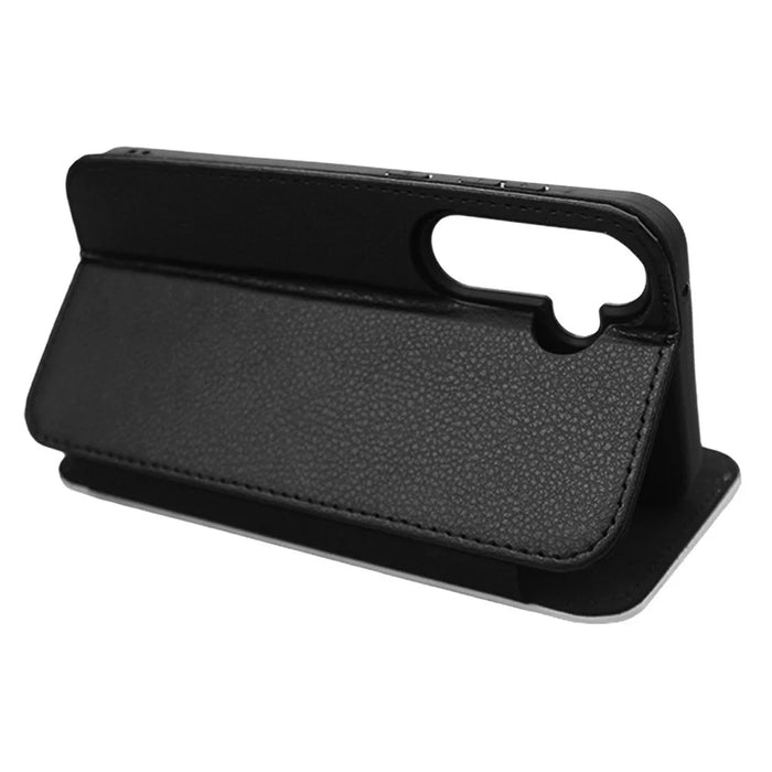 For Samsung Galaxy S25+ Case PU Leather Sublimation Blank Smart Phone Cover with Card Holder - 4