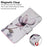 For Samsung Galaxy A56 5G  /  A36 5G Wallet Case Pattern Print Leather Phone Cover - Pink Flower - 4