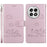 For OnePlus 13 Case RFID Blocking Kitten Pattern TPU+PU Leather Phone Cover - Pink - 1