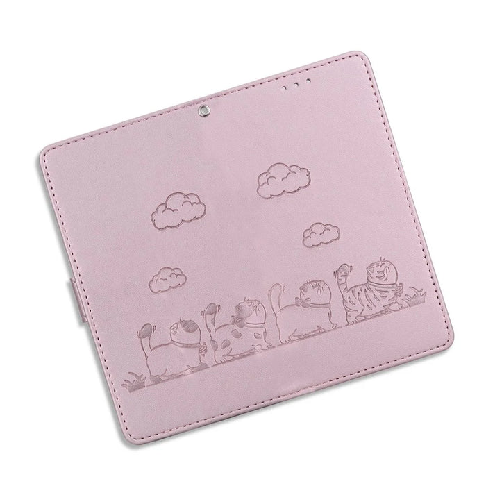 For OnePlus 13 Case RFID Blocking Kitten Pattern TPU+PU Leather Phone Cover - Pink - 5