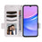 For Samsung Galaxy A26 5G Case with Wrist Strap Litchi Texture PU Leather Wallet Phone Cover - White - 2