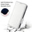 For Samsung Galaxy A26 5G Case with Wrist Strap Litchi Texture PU Leather Wallet Phone Cover - White - 6