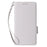 For Samsung Galaxy A26 5G Case with Wrist Strap Litchi Texture PU Leather Wallet Phone Cover - White - 7