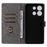 For Oukitel C57 Pro / C57s Wallet Case RFID Blocking PU Leather Cover Stand View - Black - 5