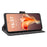 For Blackview Shark 9 5G Wallet Case RFID Blocking PU Leather Cover Stand View - Black - 3