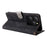 For Blackview Shark 9 5G Wallet Case RFID Blocking PU Leather Cover Stand View - Black - 4