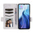 For Meizu Note 21 / Ulefone Note 20 Pro Case with Wrist Strap Litchi Texture PU Leather Wallet Phone Cover - White - 2