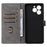 For Meizu Note 21 / Ulefone Note 20 Pro Wallet Case RFID Blocking PU Leather Cover Stand View - Black - 3