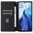 For Meizu Note 21 / Ulefone Note 20 Pro Wallet Case Rhombus Imprinted Leather Phone Cover - Red - 2