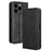 For Meizu Note 21 / Ulefone Note 20 Pro Leather Case Wallet Stand Retro Texture Phone Cover - Black - 1