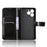 For Meizu Note 21 / Ulefone Note 20 Pro Case Crazy Horse Texture PU Leather Phone Wallet Cover - Black - 2
