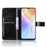 For Meizu Note 21 / Ulefone Note 20 Pro Case Crazy Horse Texture PU Leather Phone Wallet Cover - Black - 3
