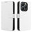 For Blackview Shark 9 5G Case PU Leather Diamond Texture Wallet Phone Cover - White - 1