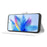 For Blackview Shark 9 5G Case PU Leather Diamond Texture Wallet Phone Cover - White - 4