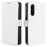 For Samsung Galaxy A36 5G Case PU Leather Diamond Texture Wallet Phone Cover - White - 1