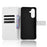For Samsung Galaxy A36 5G Case PU Leather Diamond Texture Wallet Phone Cover - White - 3