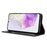 For Samsung Galaxy A56 5G Leather Case Wallet Stand Retro Texture Phone Cover - Black - 3