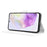 For Samsung Galaxy A56 5G Case PU Leather Diamond Texture Wallet Phone Cover - White - 4