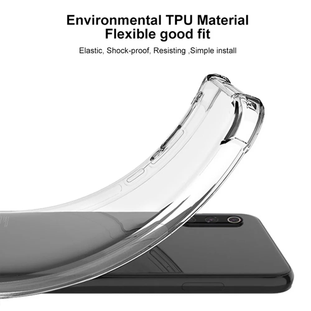 IMAK UX-4 Series For Samsung Galaxy A26 5G Case Straight Frame Four Corner Shockproof Clear TPU Cover - 3