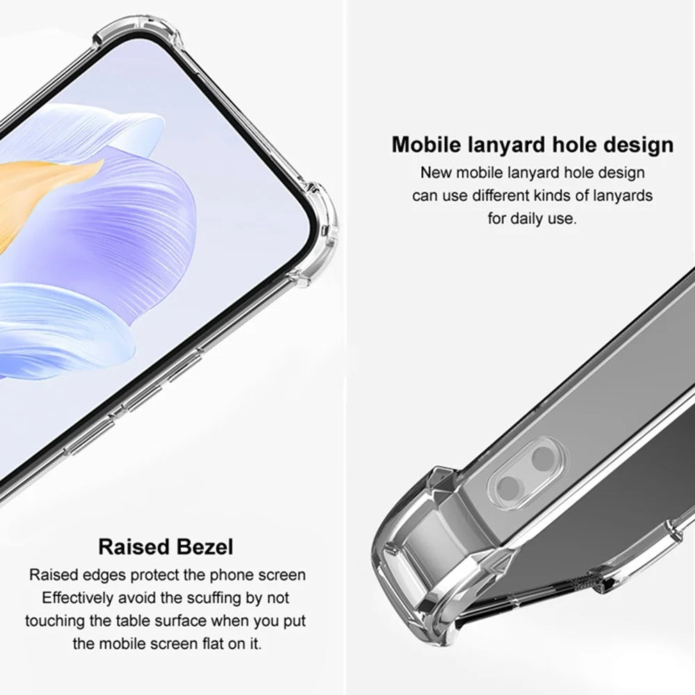 IMAK UX-4 Series For Samsung Galaxy A26 5G Case Straight Frame Four Corner Shockproof Clear TPU Cover - 5