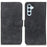 KHAZNEH For Samsung Galaxy A26 5G Case PU Leather Retro Texture Phone Cover - Black - 1