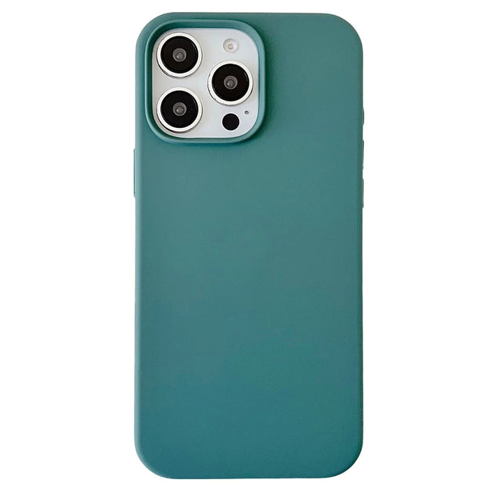 For iPhone 16 Pro Case Silicone Shockproof Phone Protective Cover Shell - Green - 1